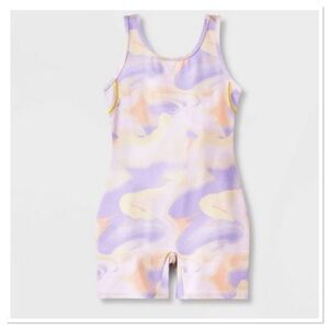 Cat & Jack Kids Dance Leotard - Purple and Peach
